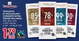 Pam Tavoletta di cioccolato fondente extra Tesori dell'Arca offerta