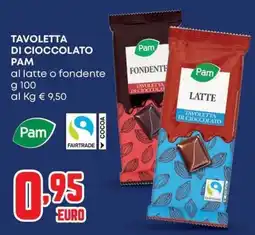 Pam Tavoletta di cioccolato Pam offerta
