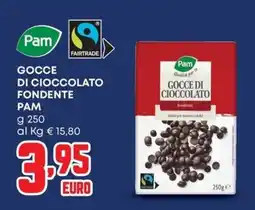 Pam Gocce di cioccolato fondente Pam offerta