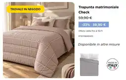 Kasanova Trapunta matrimoniale Check offerta