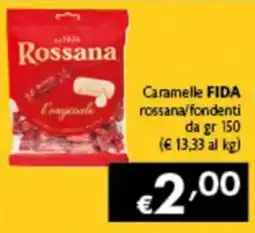 Spak Supermercati Caramelle FIDA rossana/fondenti offerta