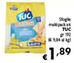 Spak Supermercati Sfoglie TUC offerta
