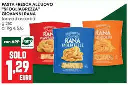 Pam Pasta fresca all'uovo Sfogliagrezza Giovanni Rana offerta