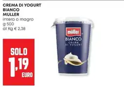 Pam Crema di yogurt bianco Müller offerta