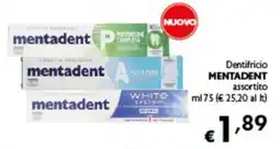 Spak Supermercati Dentifricio MENTADENT offerta