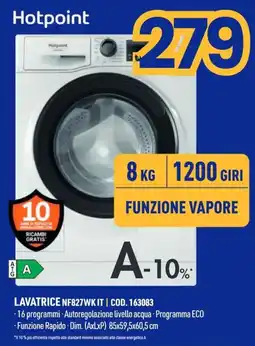 AmiCo Shop Hotpoint lavatrice offerta