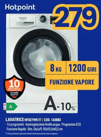 Hotpoint lavatrice