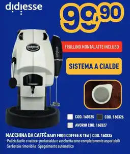 AmiCo Shop Macchina da caffè Baby Frog Coffee & Tea offerta