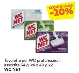 Unes Tavolette per WC profumazioni assortite WC NET offerta