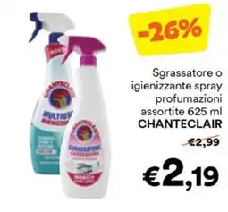Unes Sgrassatore o igienizzante spray Chanteclair offerta