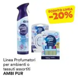 Unes Linea Profumatori per ambienti o tessuti assortiti AMBI PUR offerta