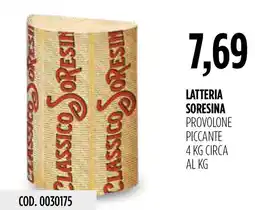 Carico Cash & Carry Latteria Soresina Provolone Piccante offerta