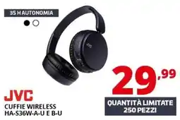 Comet JVC cuffie wireless offerta