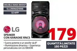 Comet LG Speaker con Karaoke RNC5 offerta