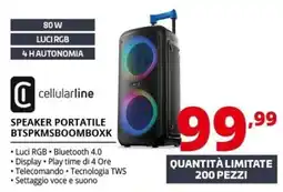 Comet cellularline speaker portatile offerta