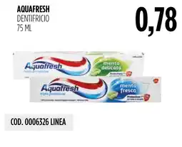 Carico Cash & Carry Aquafresh dentifricio offerta