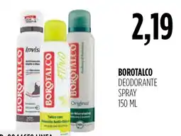 Carico Cash & Carry Borotalco deodorante spray offerta