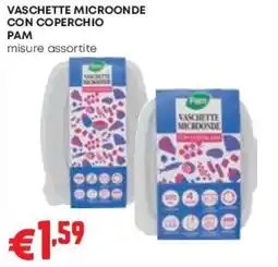 Pam Vaschette microonde con coperchio Pam offerta
