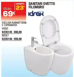 Bricofer Sanitari Ovetto Filomuro IdraK offerta