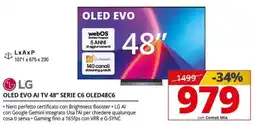 Comet LG OLED EVO AI TV 48" SERIE C6 offerta