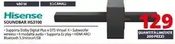 Comet Hisense Soundbar HS3100 offerta