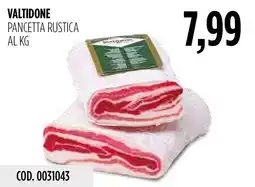 Carico Cash & Carry Pancetta rustica Valtidone offerta