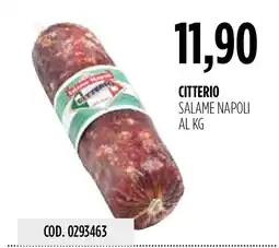 Carico Cash & Carry Citterio Salame Napoli offerta