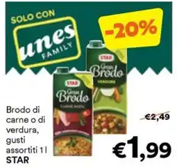 Unes Brodo STAR offerta