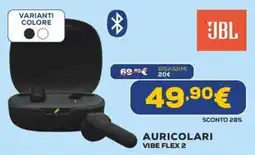 Euronics JBL Auricolari Vibe Flex 2 offerta