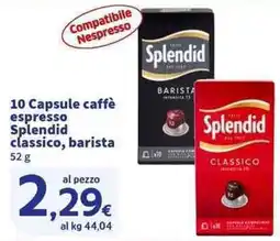 Sigma Superstore Caffè espresso Splendid classico, barista offerta