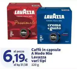 Sigma Superstore Caffè in capsule A Modo Mio Lavazza offerta