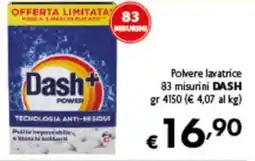 Spak Supermercati Polvere lavatrice DASH offerta