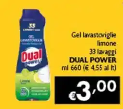 Spak Supermercati Gel lavastoviglie limone Dual Power offerta