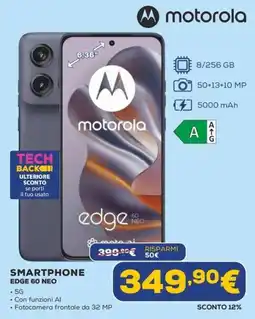 Euronics Smartphone Motorola Edge 60 Neo offerta