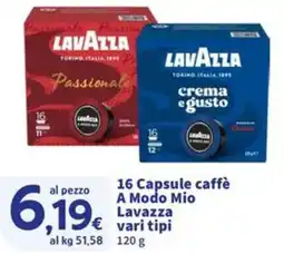Sigma Capsule caffè A Modo Mio Lavazza offerta