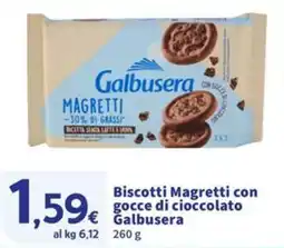 Sigma Biscotti Magretti con gocce di cioccolato Galbusera offerta