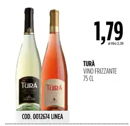 Carico Cash & Carry Turà vino frizzante offerta