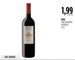 Carico Cash & Carry Toso vino barbera offerta