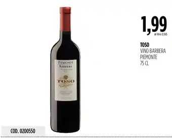 Carico Cash & Carry Toso vino barbera offerta