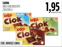 Carico Cash & Carry Saiwa Oro Ciok Biscotti offerta