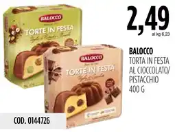 Carico Cash & Carry Balocco torta in festa al cioccolato/pistacchio offerta