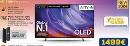 Euronics Samsung 65" S85H 4K Smart TV offerta