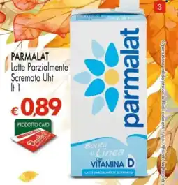 Despar Parmalat Latte Parzialmente Scremato Uht offerta