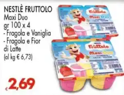Despar Nestlé Fruttolo Maxi Duo offerta
