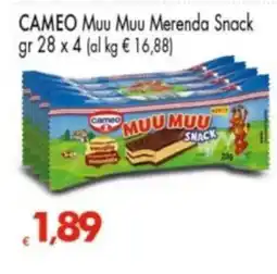 Despar Cameo Muu Muu Merenda Snack offerta