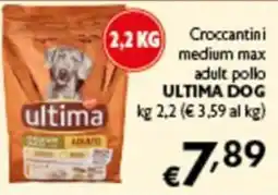 Spak Supermercati Croccantini medium max adult pollo ultima dog offerta