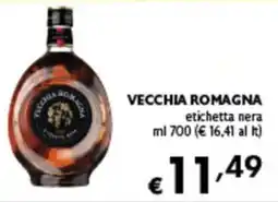 Spak Supermercati Vecchia Romagna etichetta nera offerta