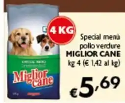 Spak Supermercati Special menù pollo verdure Miglior cane offerta