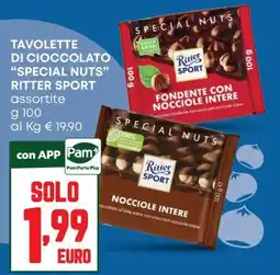 Pam Tavolette di cioccolato "Special Nuts" Ritter Sport offerta