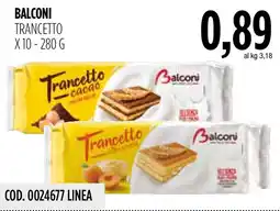 Carico Cash & Carry Trancetto Balconi offerta